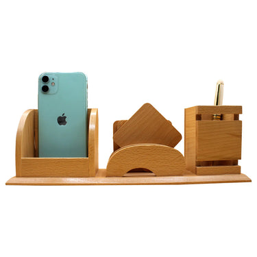 Office Desk Organizer Set ( Wooden Deal )